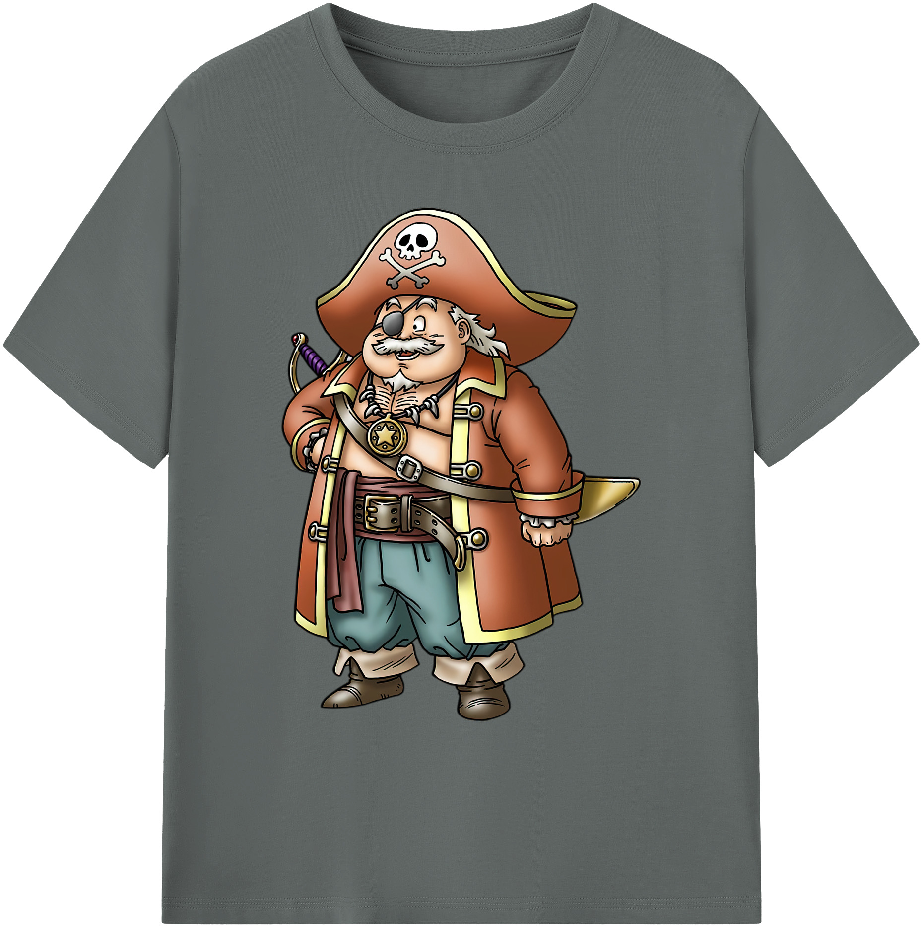（画像用） ドラゴンクエスト Doragon Kuesuto Dragon Quest 綿100％ メンズ半袖Tシャツ｜肌触りやわらか＆通気性